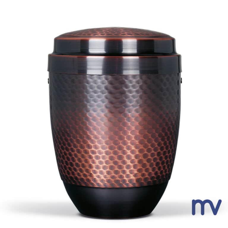 Morivita urns - hammered - copper