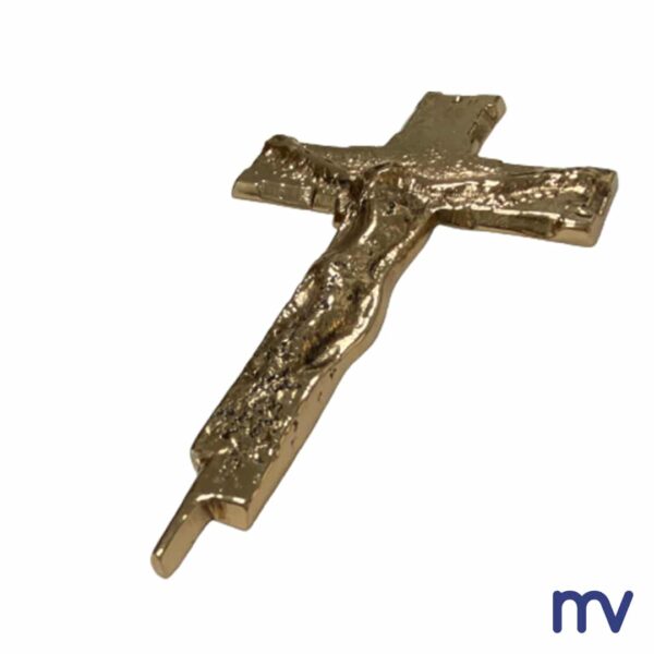 Morivita Croix de bronze | Avec Christ en relief