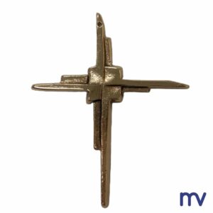 Morivita -Fragametal -handmade in Belgium - Croix de bronze