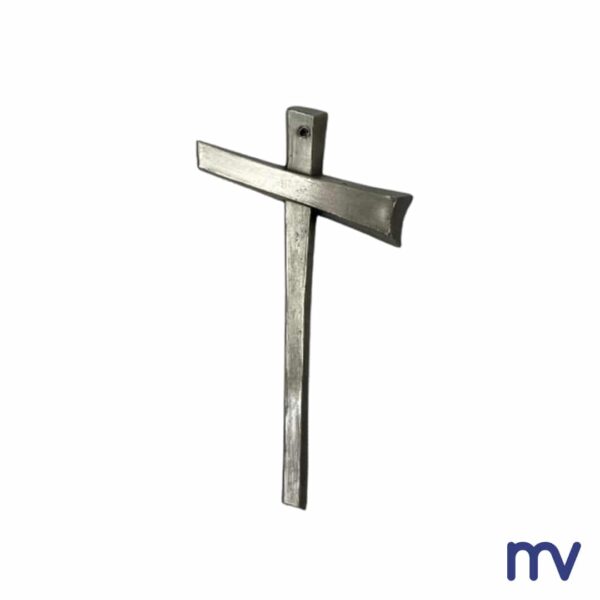 Morivita - Croix en laiton | Croix serrée sans Christ | Nickel en Bronze jaune disponible