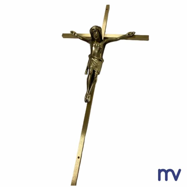 Morivita - Croix en laiton | Croix avec le Christ