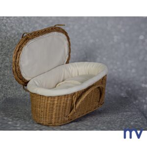 Morivita Baby basket - Wicker baby - baby nest in fleece soft material