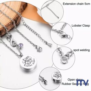 Morivita Funeral Supplies Donegal Ash jewels - Ash bracelets - pendants - key chains - infinity sign