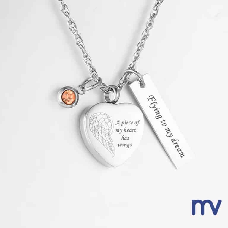 Morivita Funeral Supplies Donegal Ash jewels - Ash bracelets - pendants - key chains - heart and shining stone