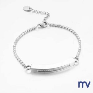 Morivita Funeral Supplies Donegal Ash jewels - Ash bracelets - pendants - key chains - Bracelet silver with shiny stones