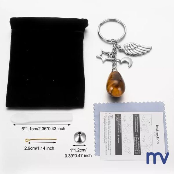 Morivita Funeral Supplies Donegal Ash jewels - Ash bracelets - pendants - key chains - brown